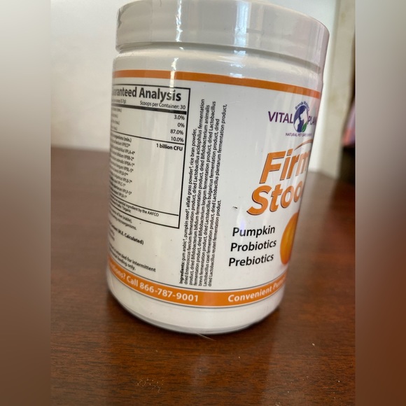 Vital Planet Firm Stool Pumpkin And Probiotic Powder For All Dogs 3.9oz  111g - Picture 4 of 7